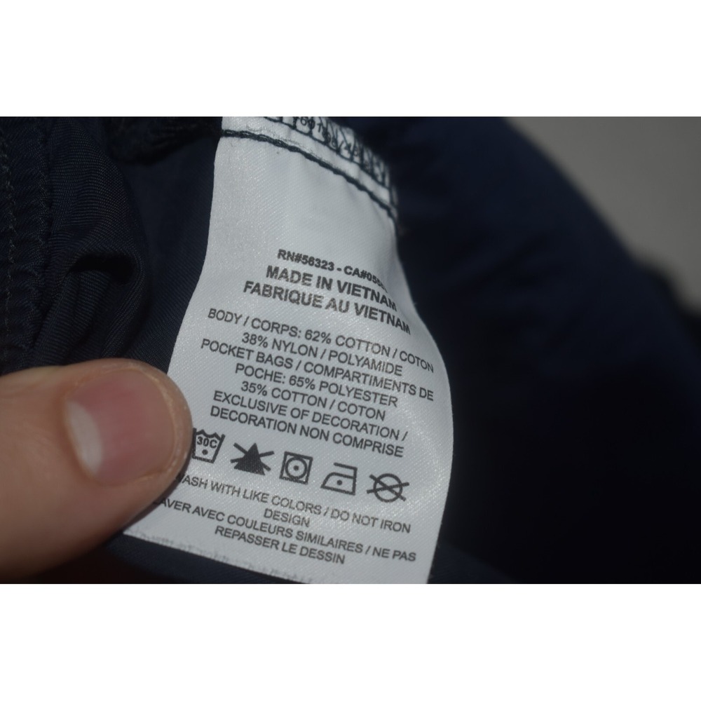 Nike Gym Jogger Gym Shorts Dark Blue With Pockets Cotton Nylon Mens Large 10" - Picture 6 of 8
